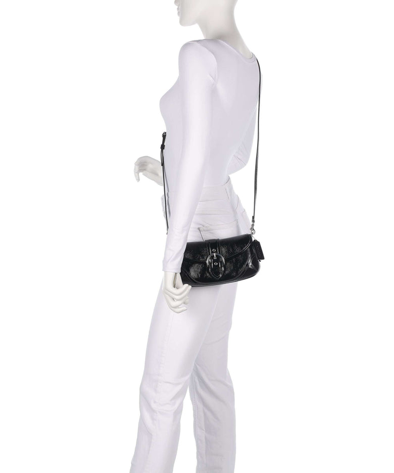 Coach Soho Crinkle Patent 25 Shoulder bag black
