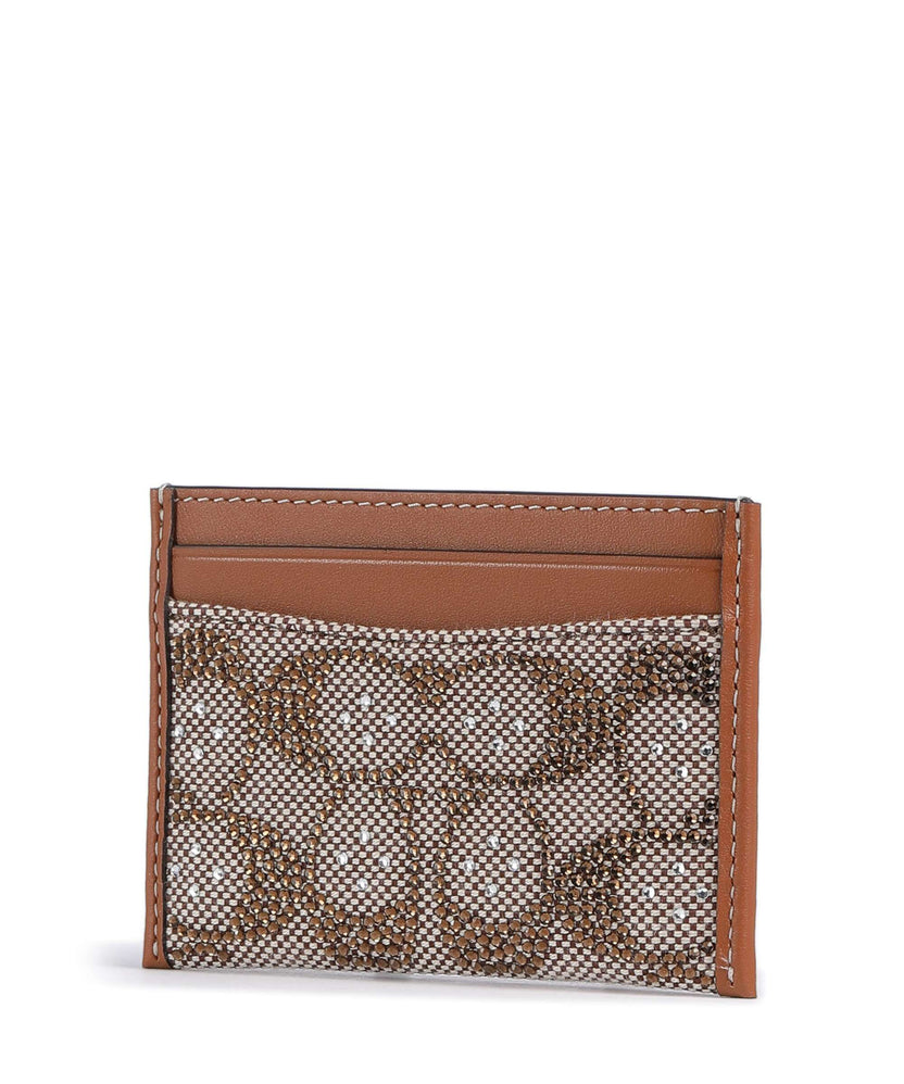 Coach Essential Signature Credit card holder burnished amber