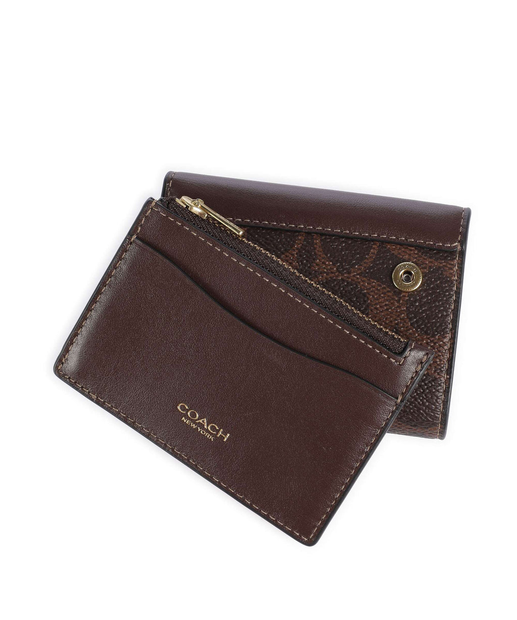 Coach Essential Signature Wallet maple