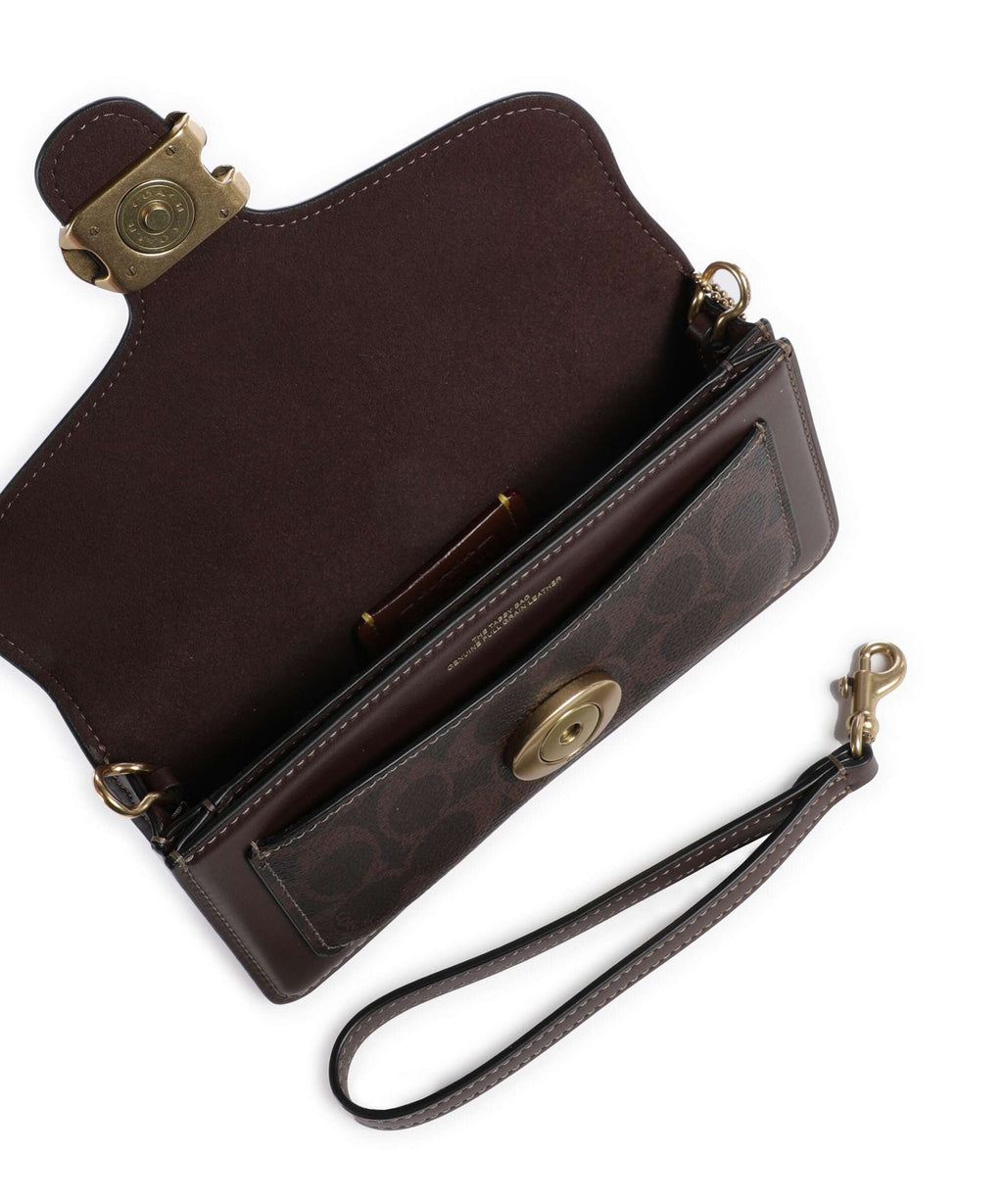 Coach Tabby Chain Signature 19 Crossbody bag maple