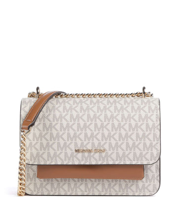 Michael Kors Claire Small Torba na ramię vanilla/acorn