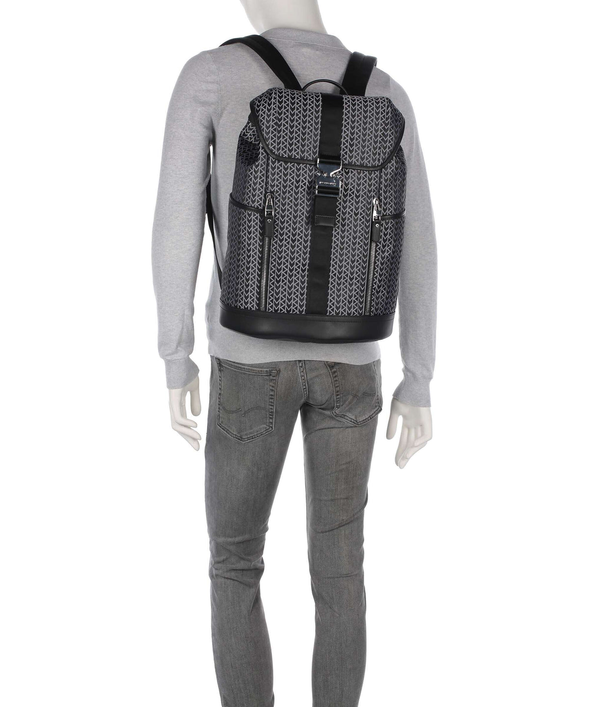 Michael Kors Eli Aviator Backpack black