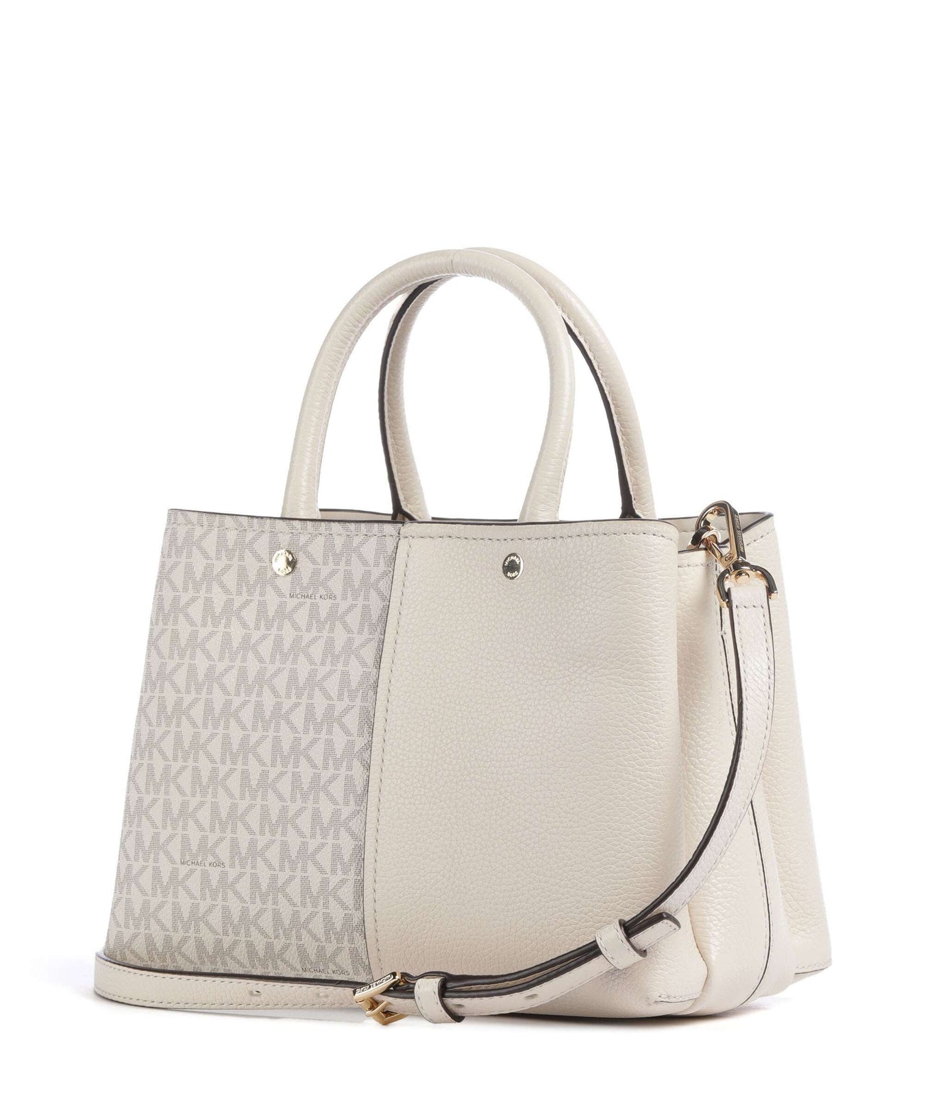 Michael Kors Flora Medium Handbag van/cream