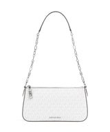 Michael Kors Empire Medium Torba na ramię optic white/alluminium
