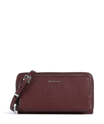 Michael Kors Jet Set Large Continental Torba przez ramię oxblood