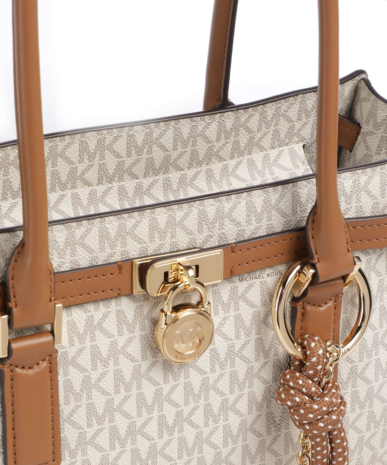 Michael Kors Hamilton Moderne Small Shoulder bag vanilla/acorn