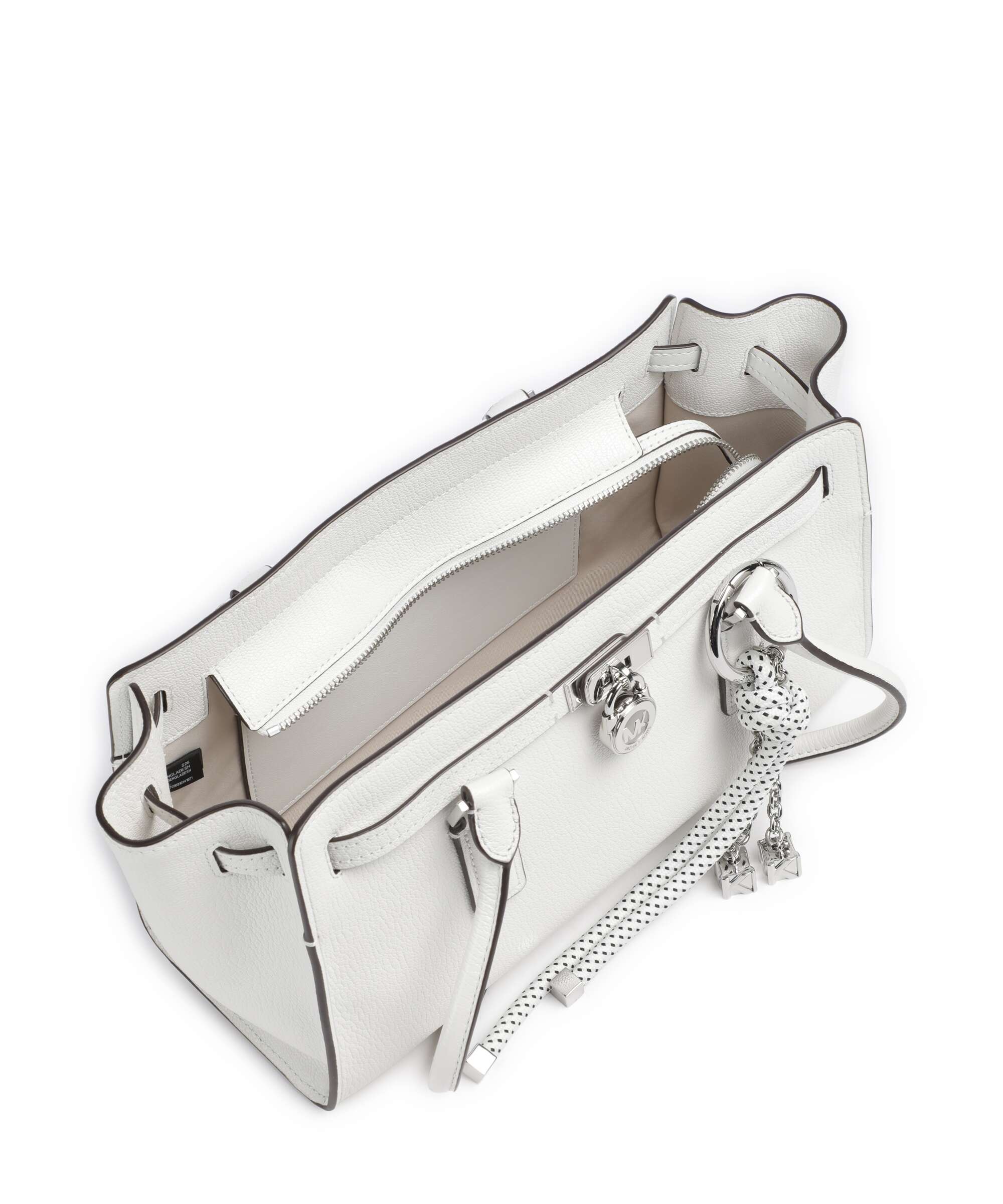 Michael Kors Hamilton Moderne Small Shoulder bag optic white