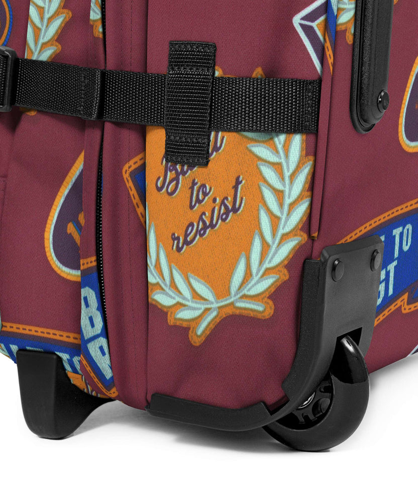 Eastpak Tranverz L Travel bag with wheels clash burgundy