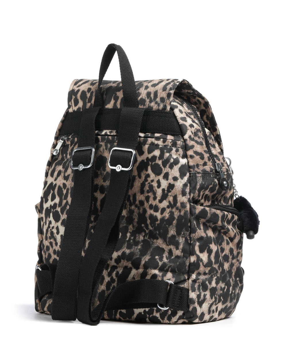 Kipling Basic City Zip S Backpack wild leopard