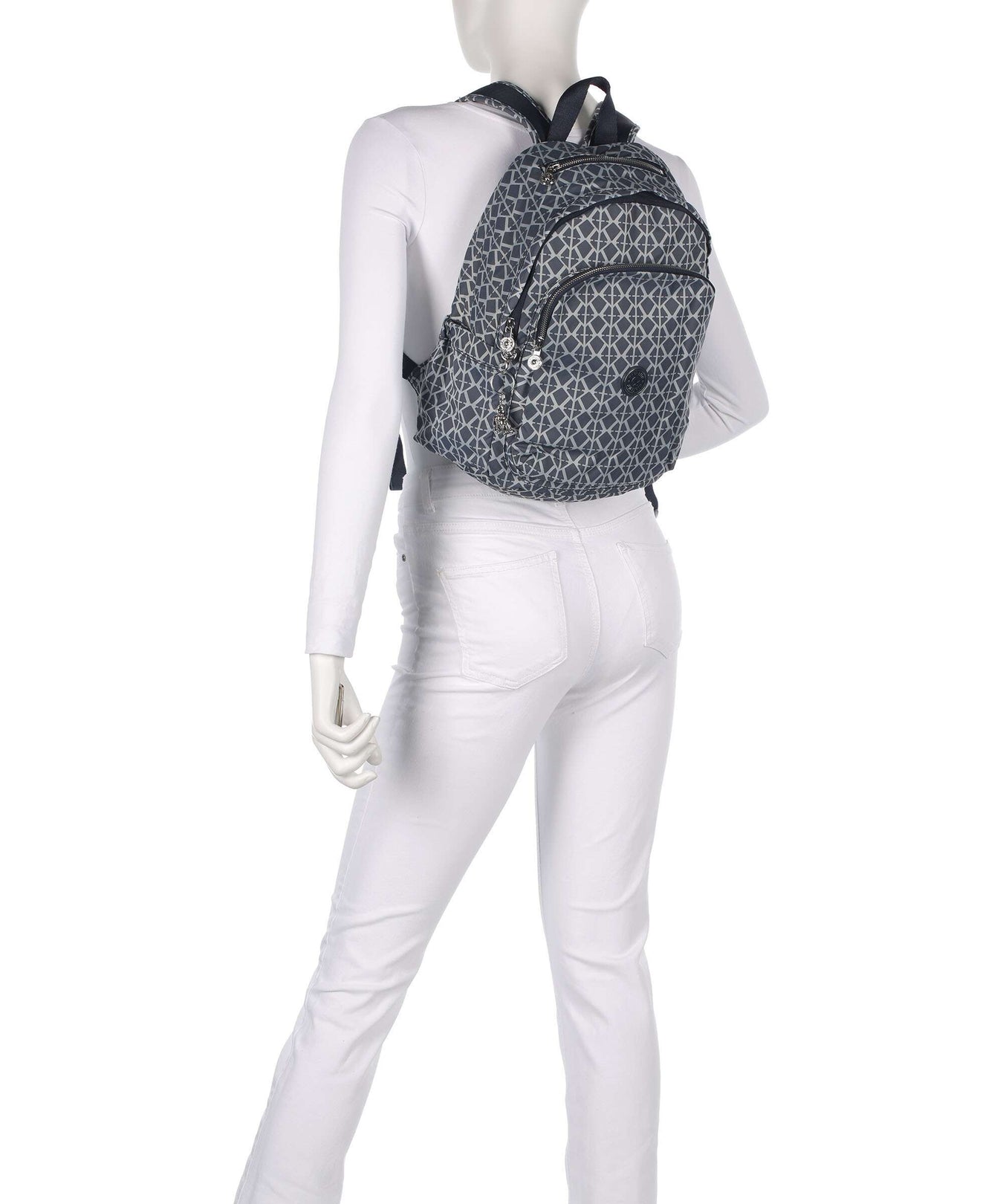 Kipling Elevated Delia Backpack navy sign