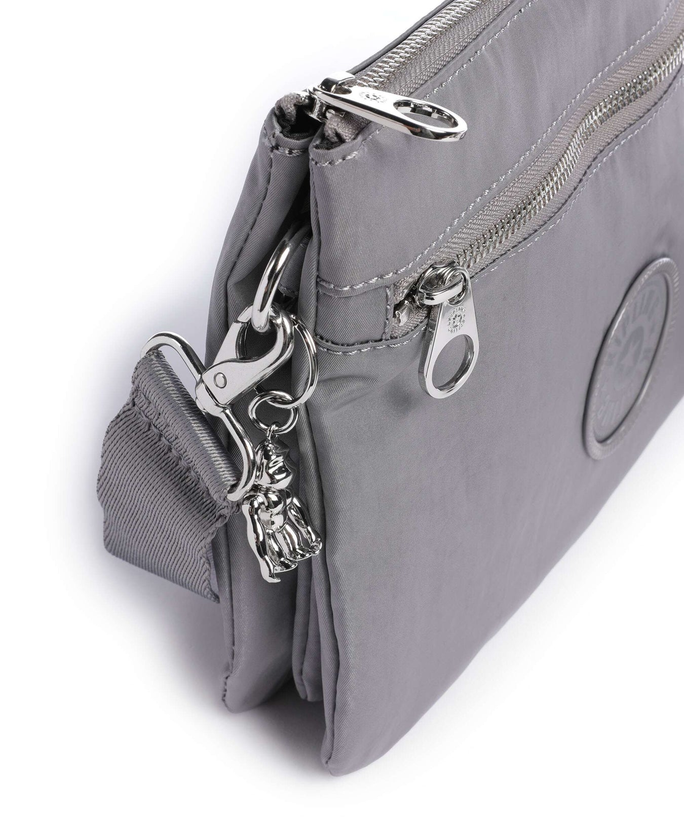 Kipling Charm Riri L Zip Crossbody bag grey spice