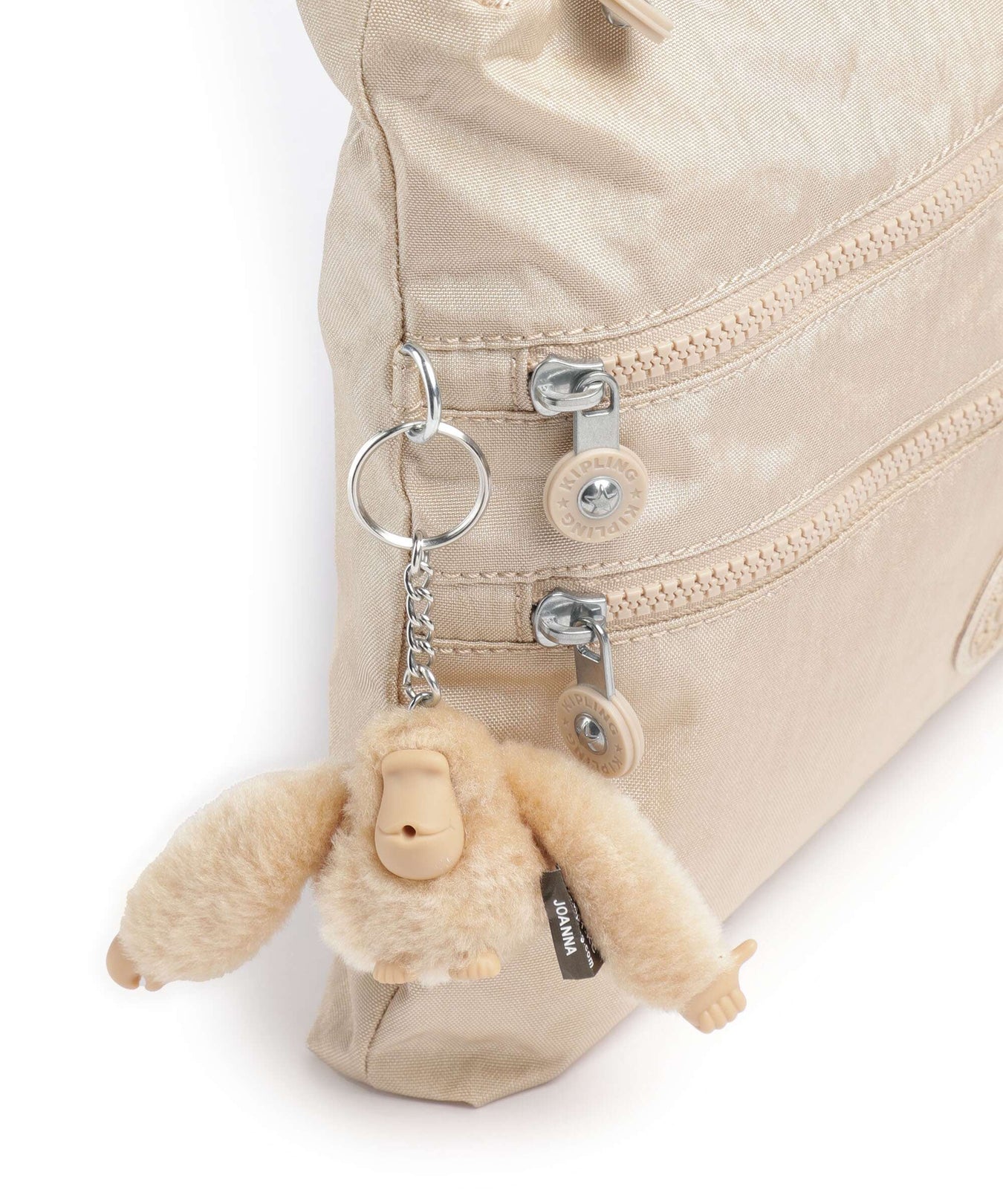 Kipling Basic Alvar Shoulder bag sparkled beige
