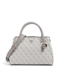 Guess Noelle 4G Logo Handbag dark taupe logo