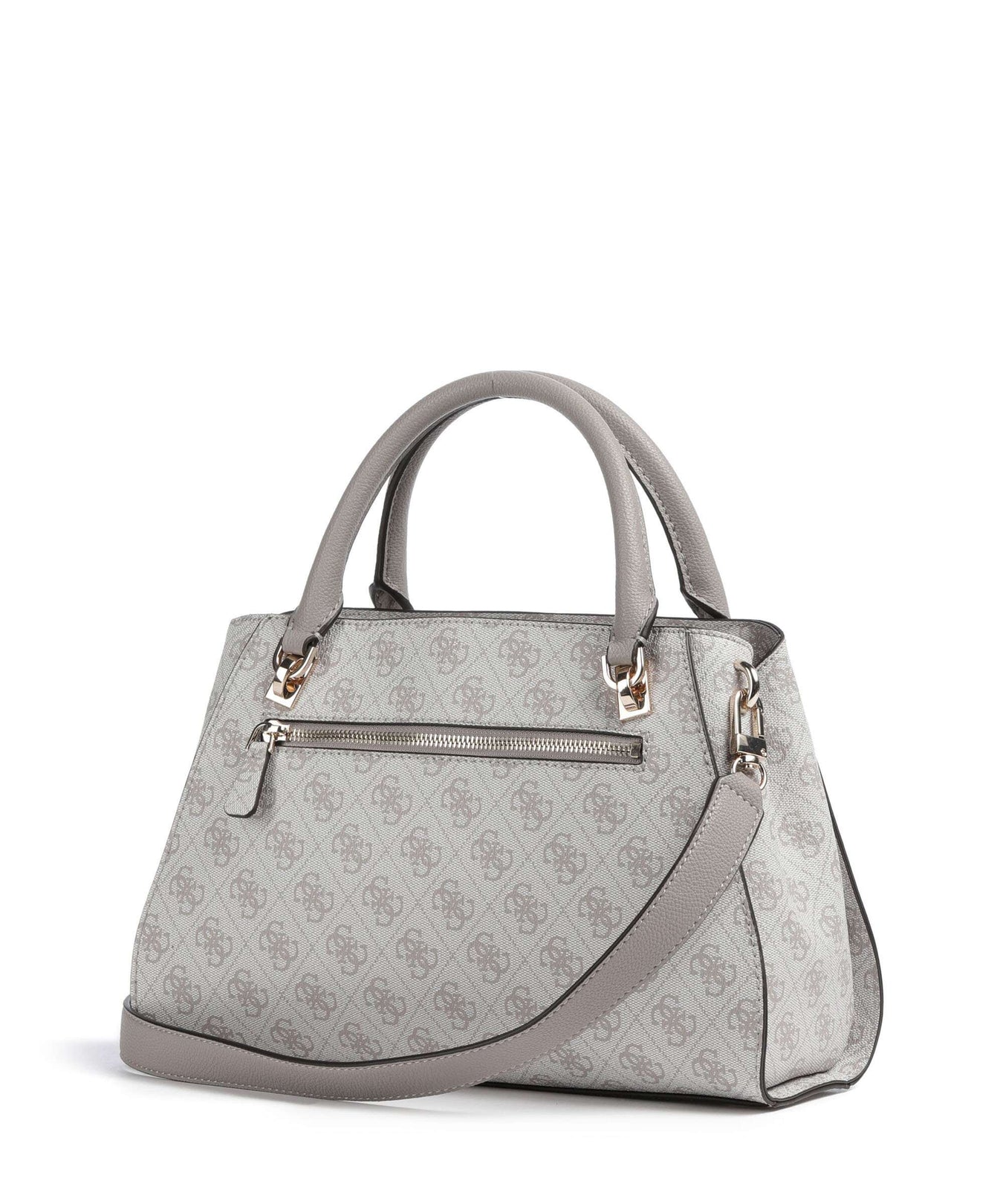 Guess Noelle 4G Logo Handbag dark oak