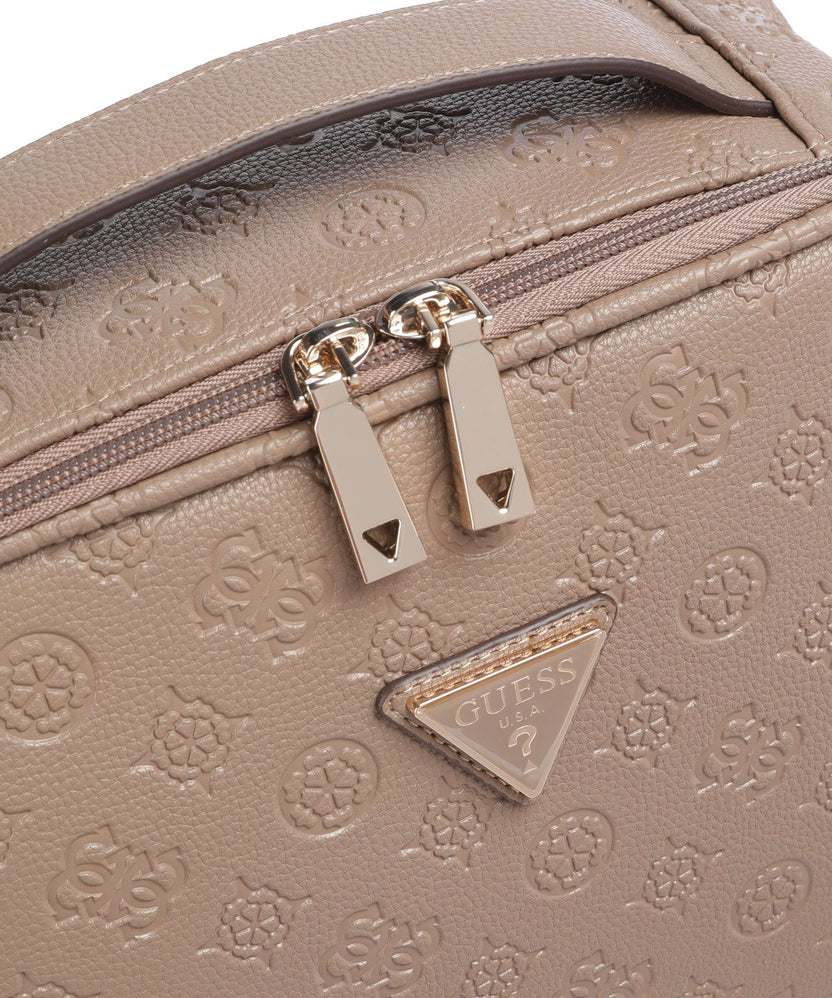 Guess Wilder Toiletry bag dark oak