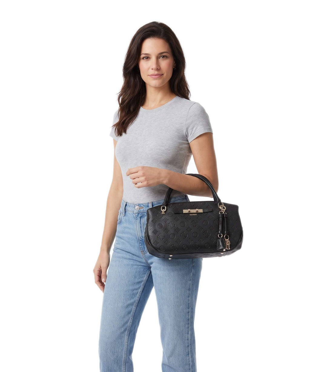 Guess Carmella Handbag black logo