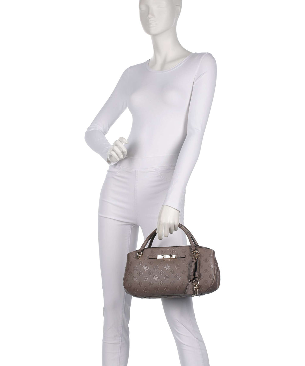 Guess Carmella Handbag taupe logo