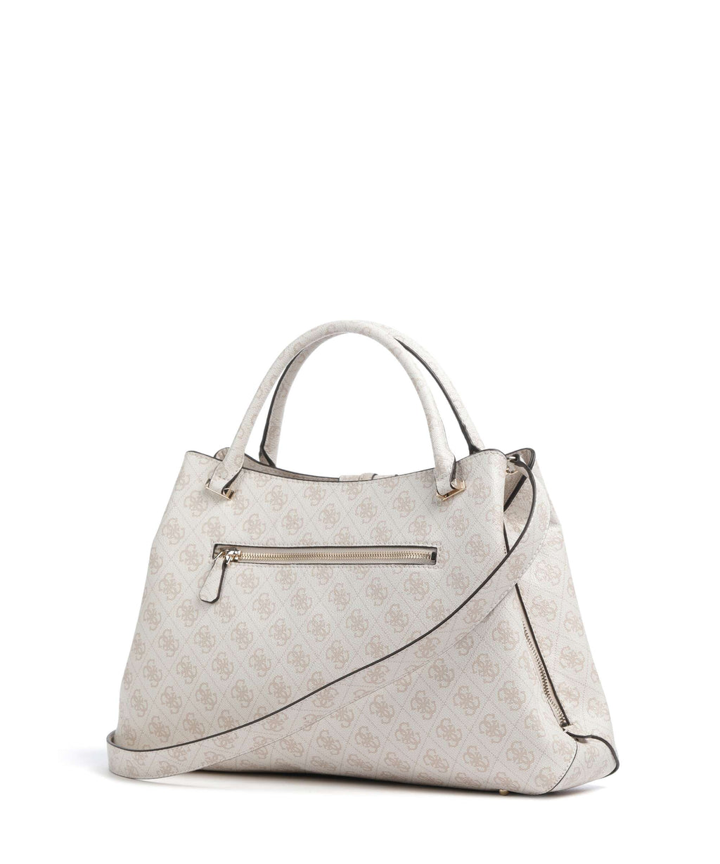 Guess Yvonne Girlfriend Logo Handbag stone logo