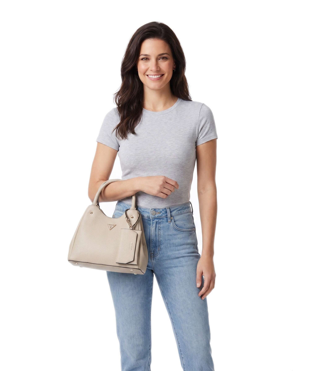 Guess Lorella Girlfriend Small Handbag bone