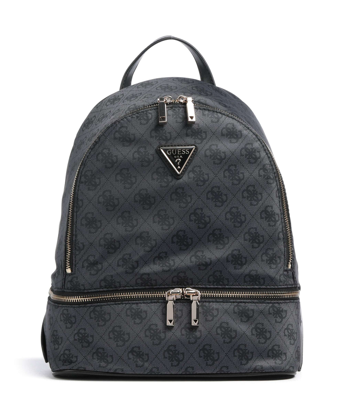 Guess Adrian Logo Medium Backpack coal logo