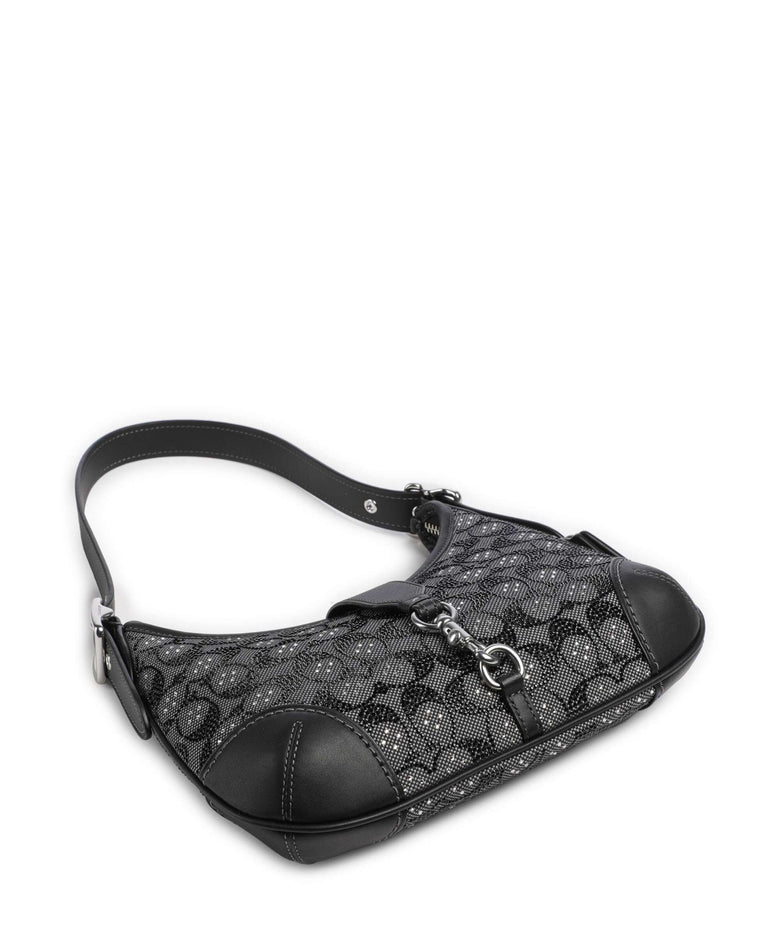 Coach The Coach Originals Hamptons Crystal Signature Shoulder bag black