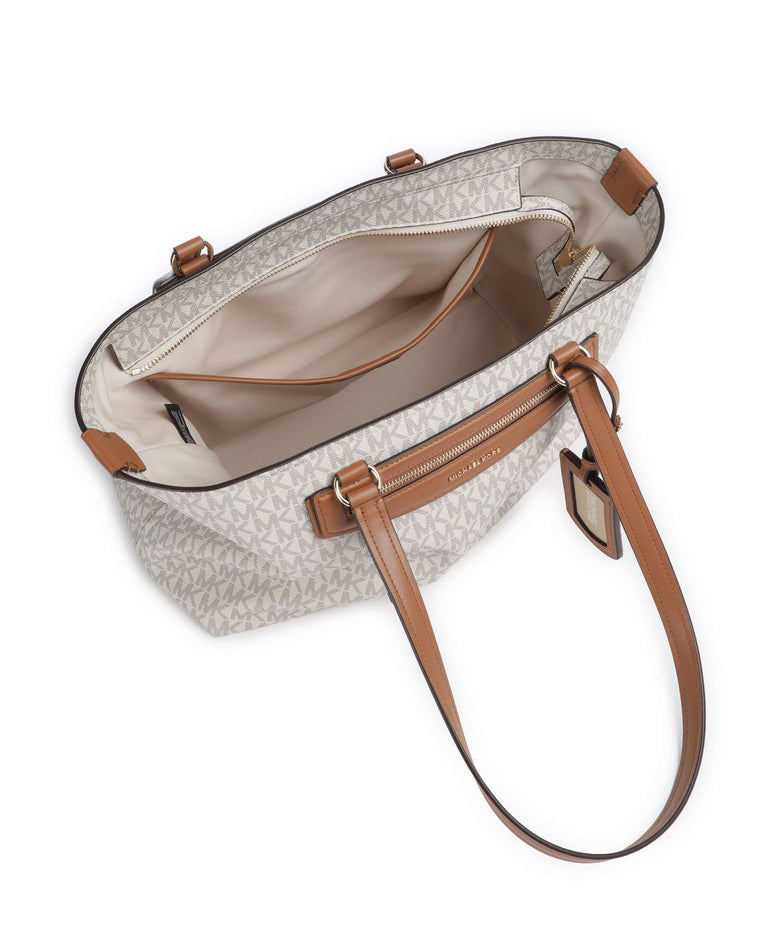 Michael Kors Jet Set Travel Medium Tote bag vanilla/acorn
