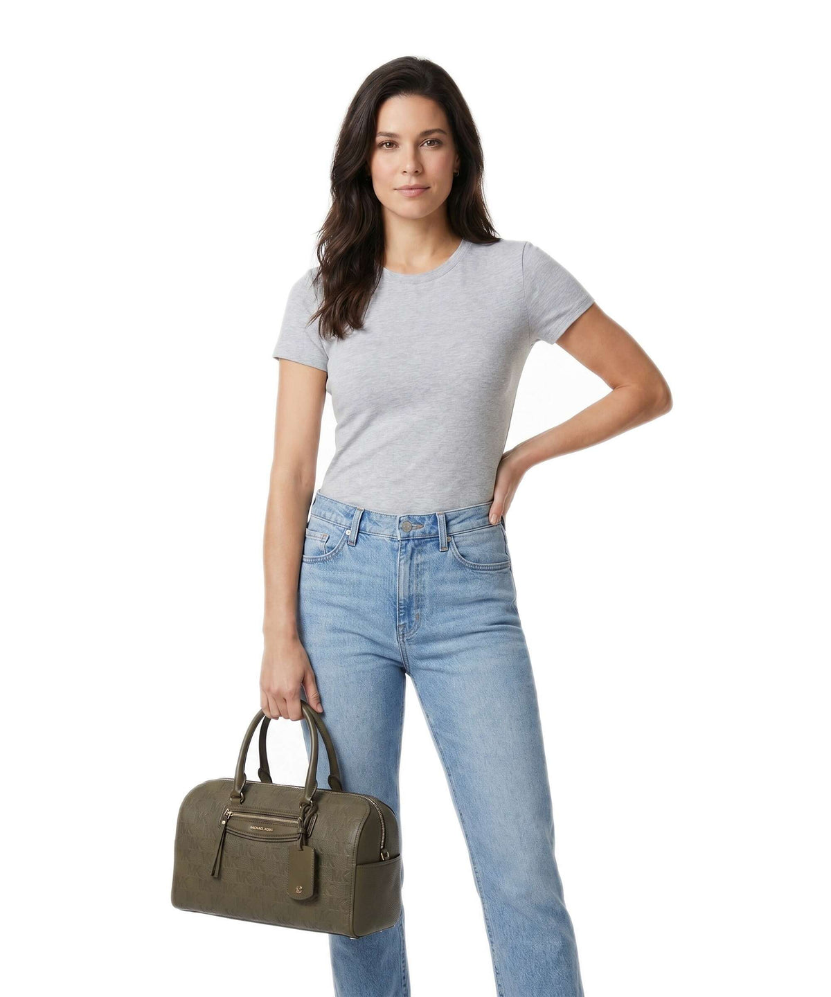 Michael Kors Jet Set Travel Medium Handbag loden