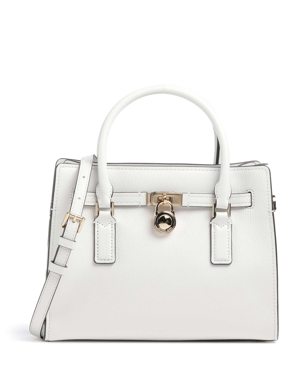 Michael Kors Hamilton Moderne Small Handbag optic white