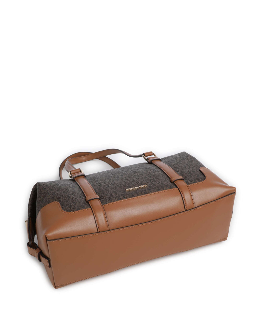 Michael Kors Teddi Large Shoulder bag brown/acorn