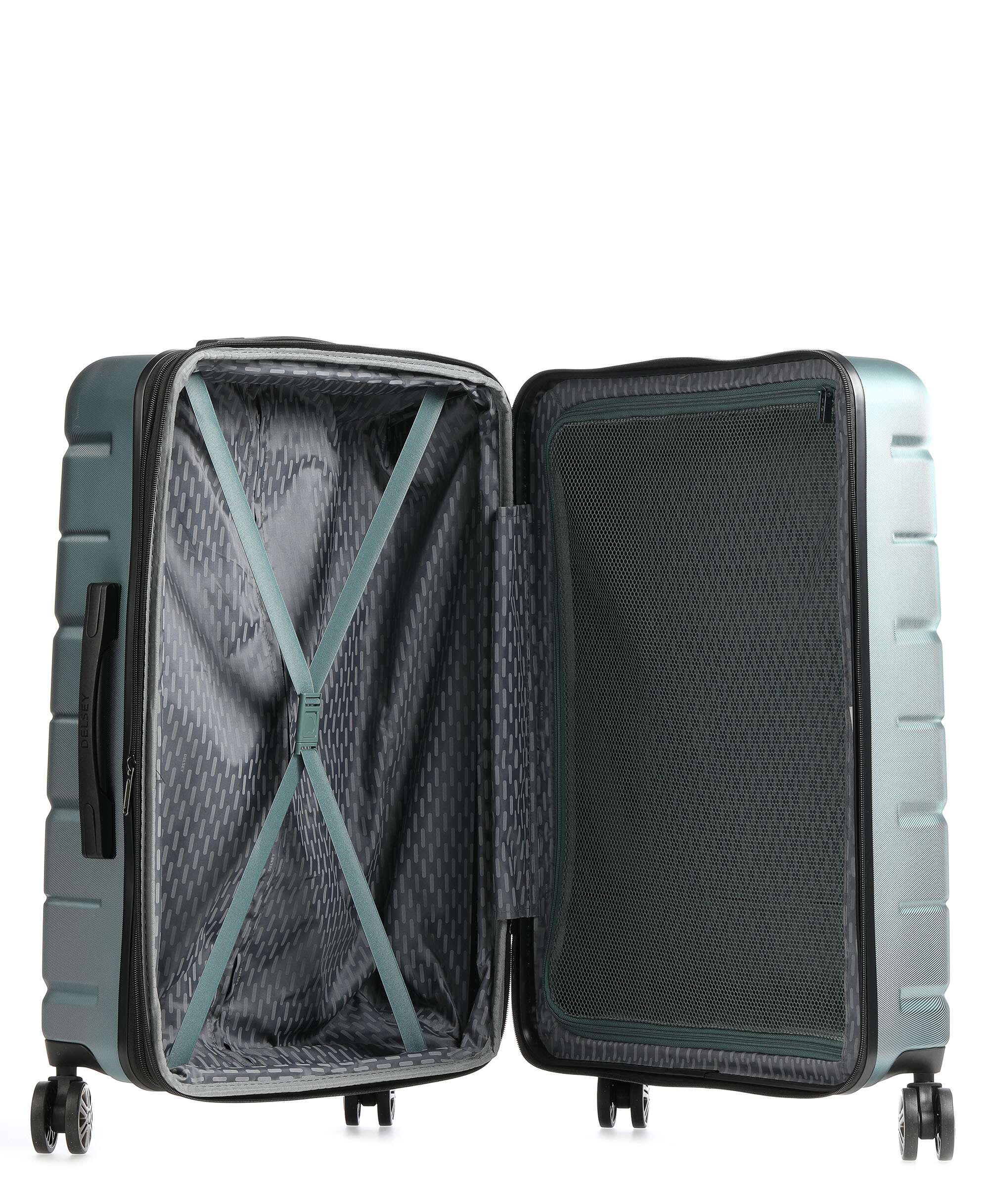 Delsey Paris Air Armour Spinner (4 wheels) grün