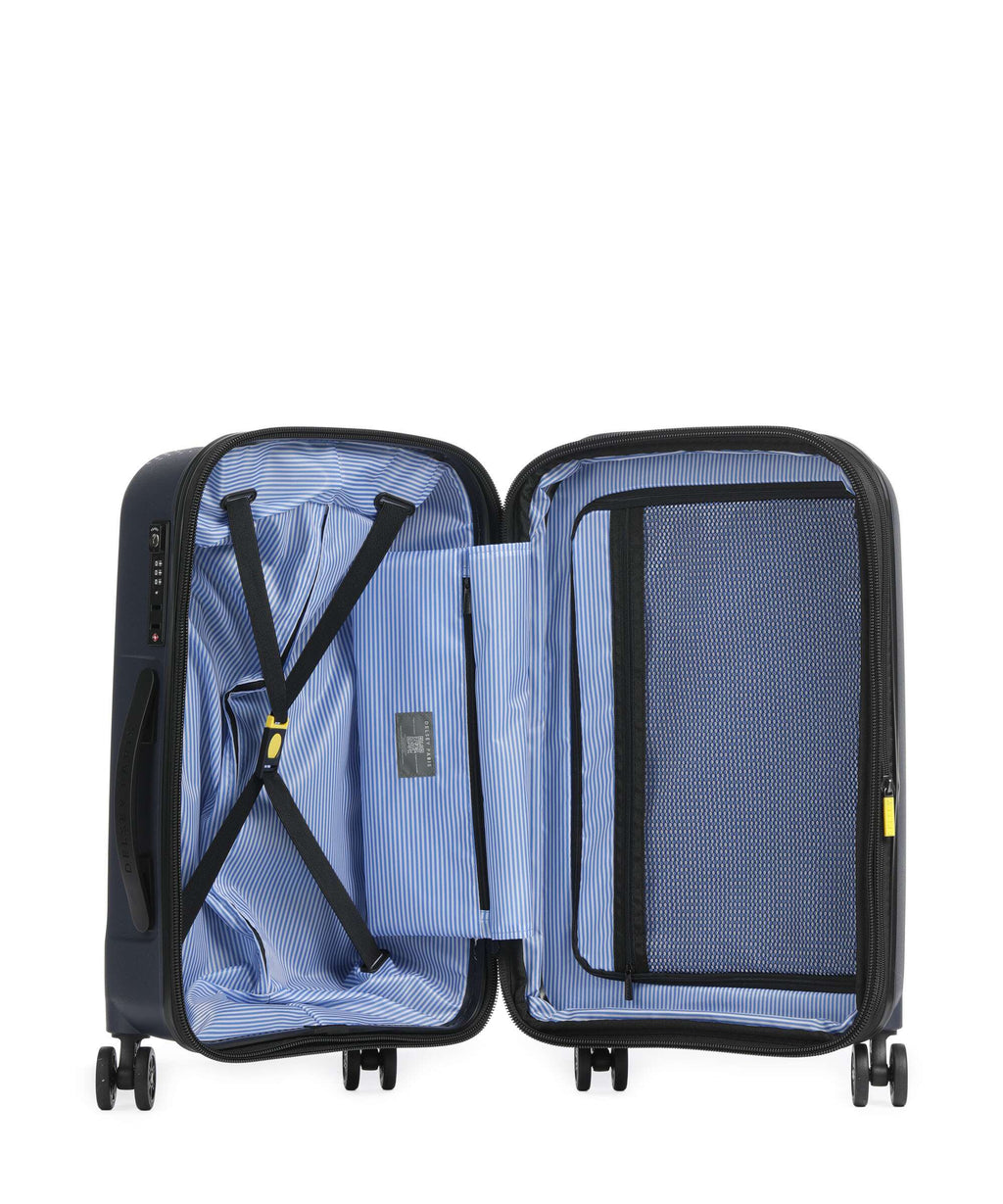 Delsey Paris Belmont Plus Spinner (4 wheels) blue