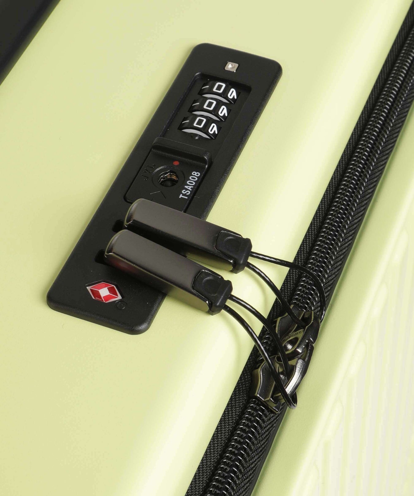 Delsey Paris Securitime Spinner (4 wheels) blassgelb