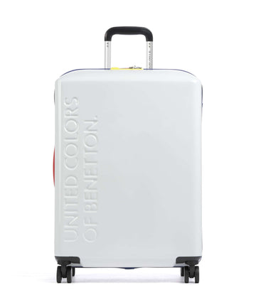 Delsey Paris x United Colors of Benetton United Walizka na 4 kołach white