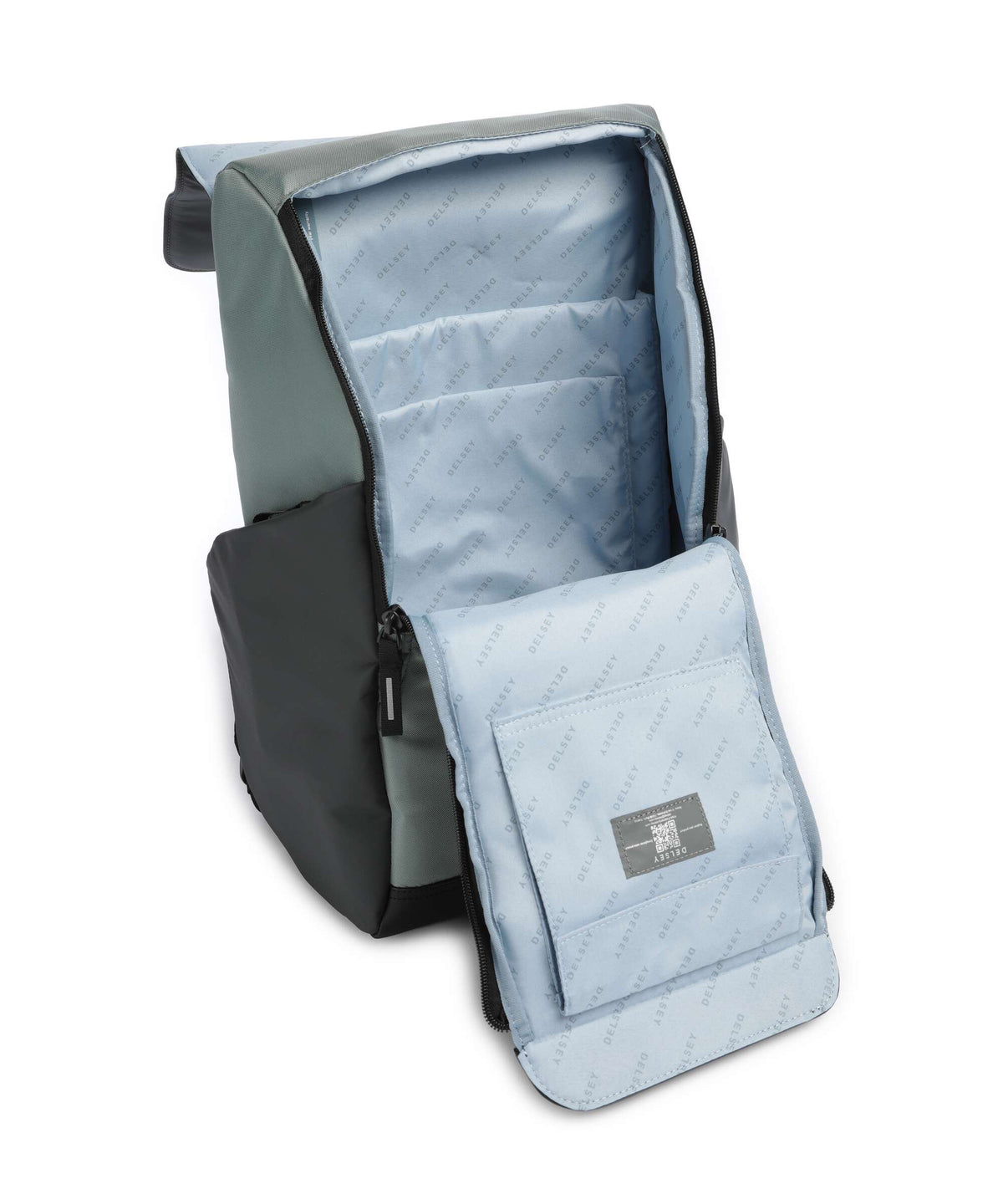 Delsey Paris Securflap Laptop backpack sage green