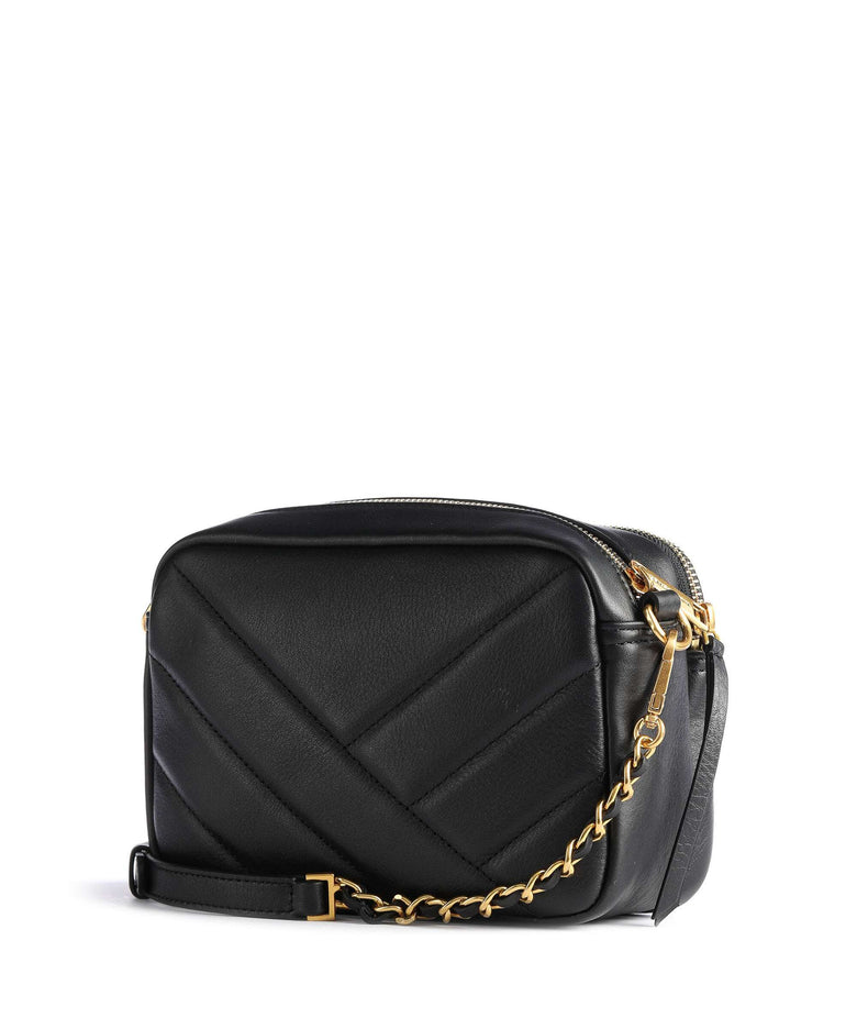 Lancaster Soft Matelassé Crossbody bag noir
