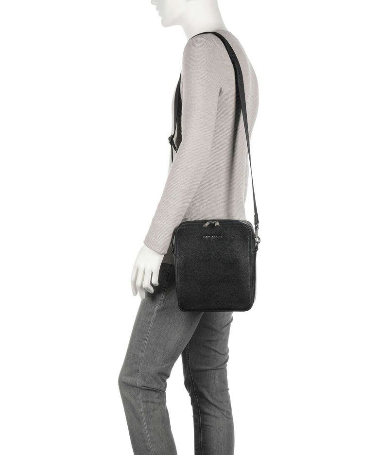 Lancaster Delphino Lucas Crossbody bag noir