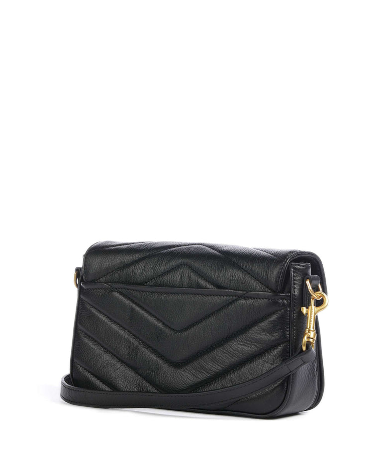 Lancaster Soft Matelassé Crossbody bag noir