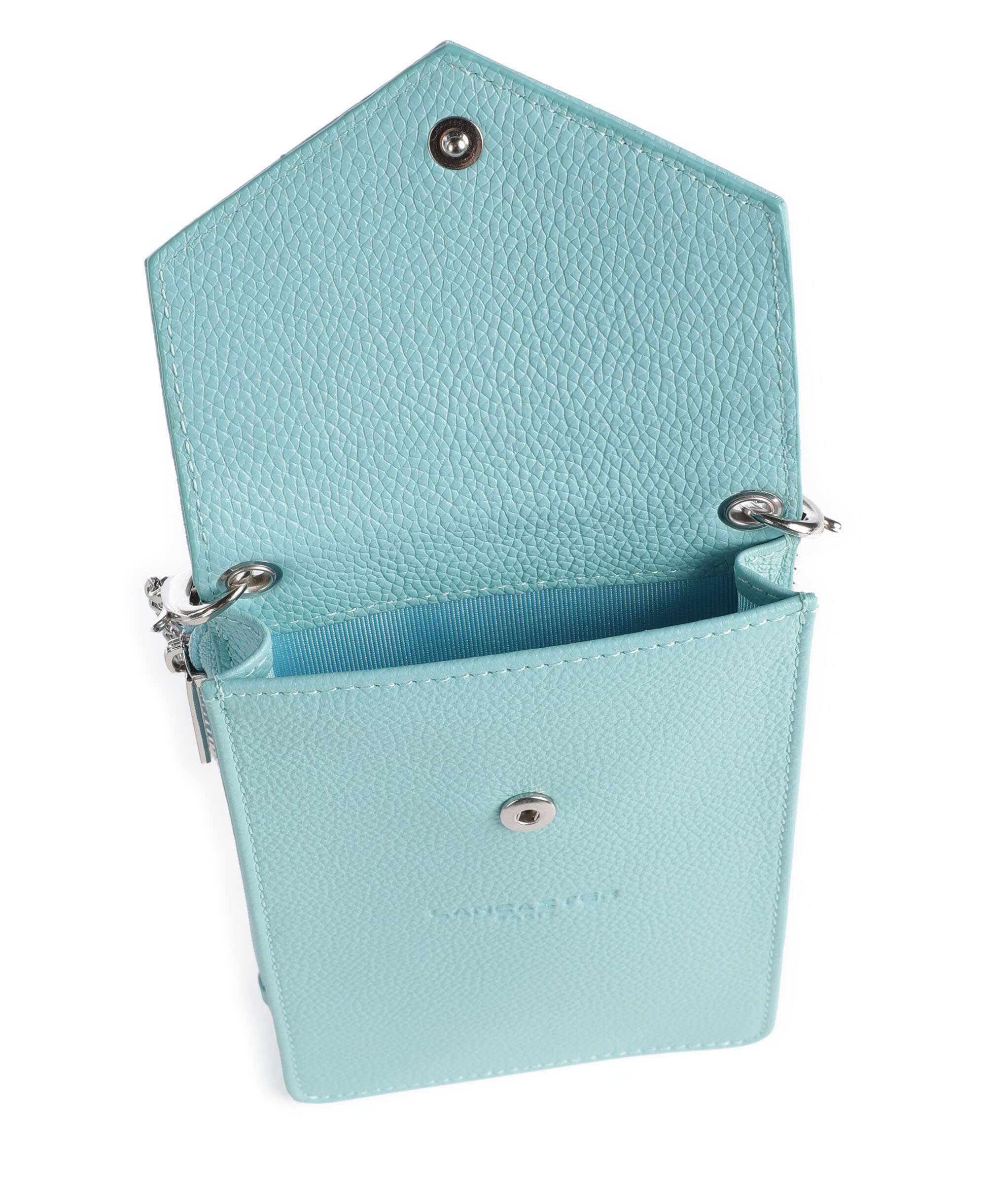 Lancaster Foulonne PM Phone bag lagon