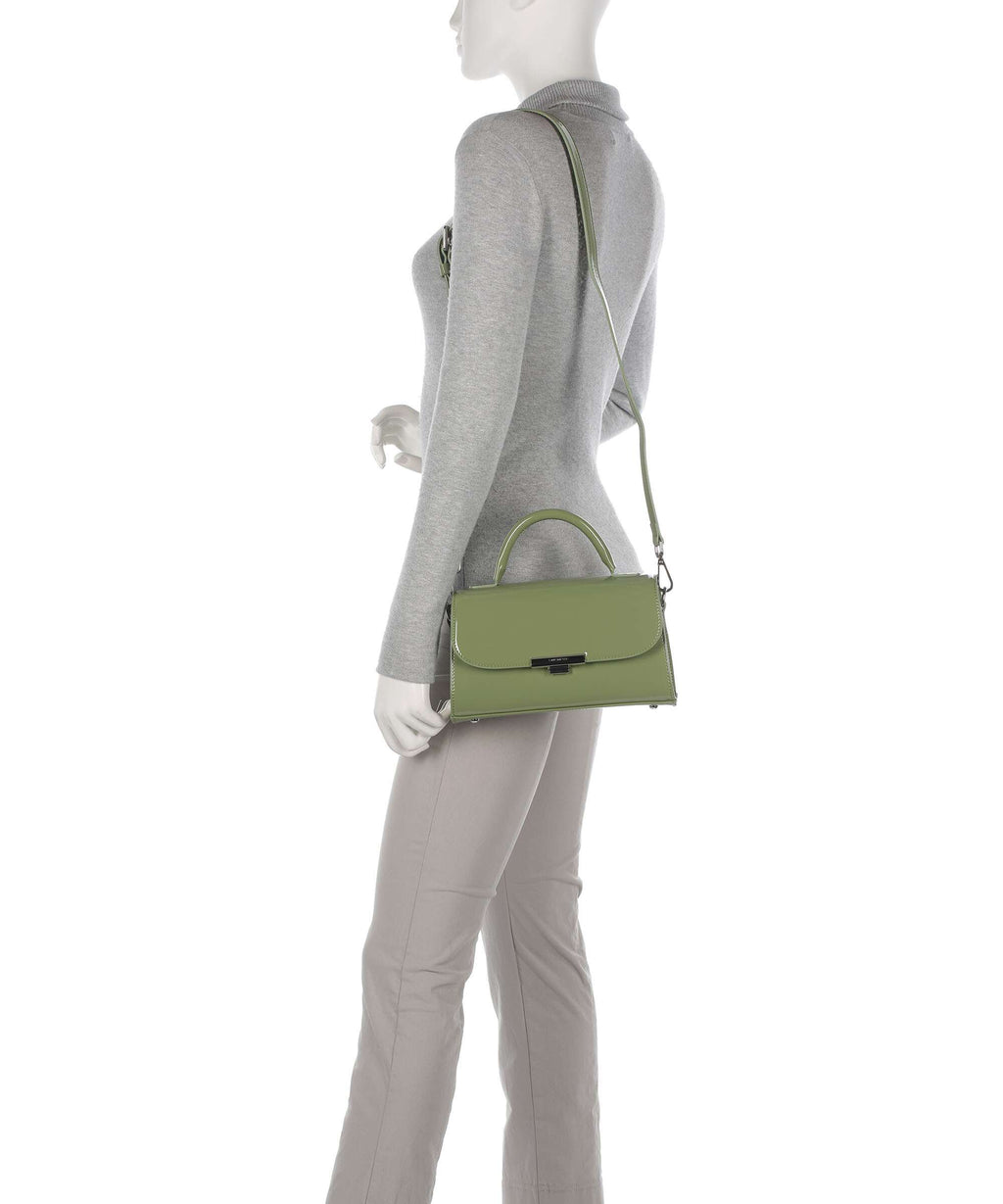 Lancaster Firenze Vernis Handbag jade