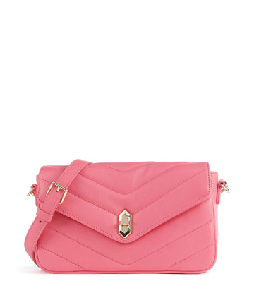 Lancaster Soft Matelassé Torba przez ramię rose fonce
