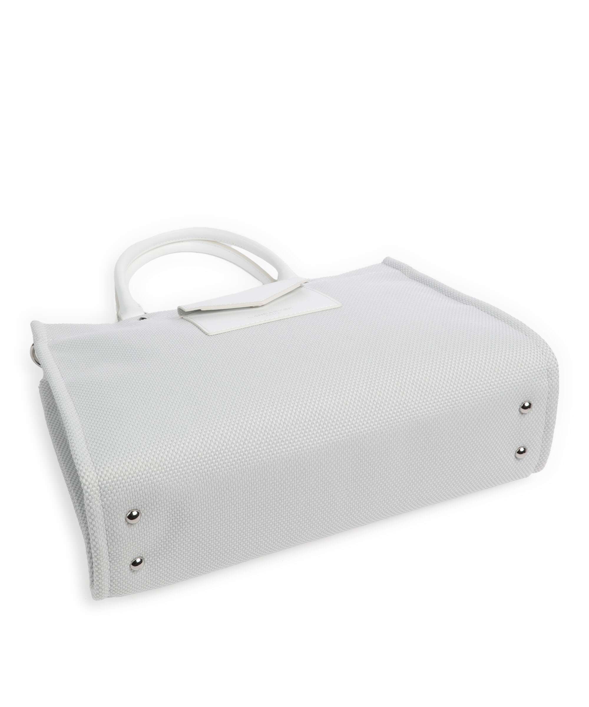 Lancaster Actual Conscious Canvas Handbag blanc