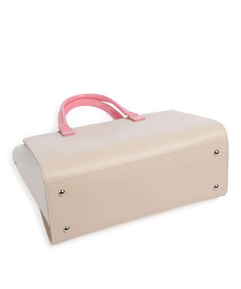 Lancaster Smooth Handbag beige