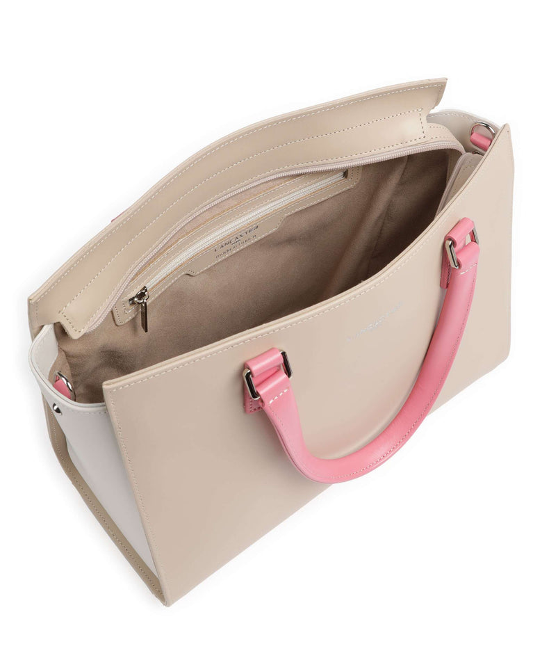 Lancaster Smooth Handbag beige