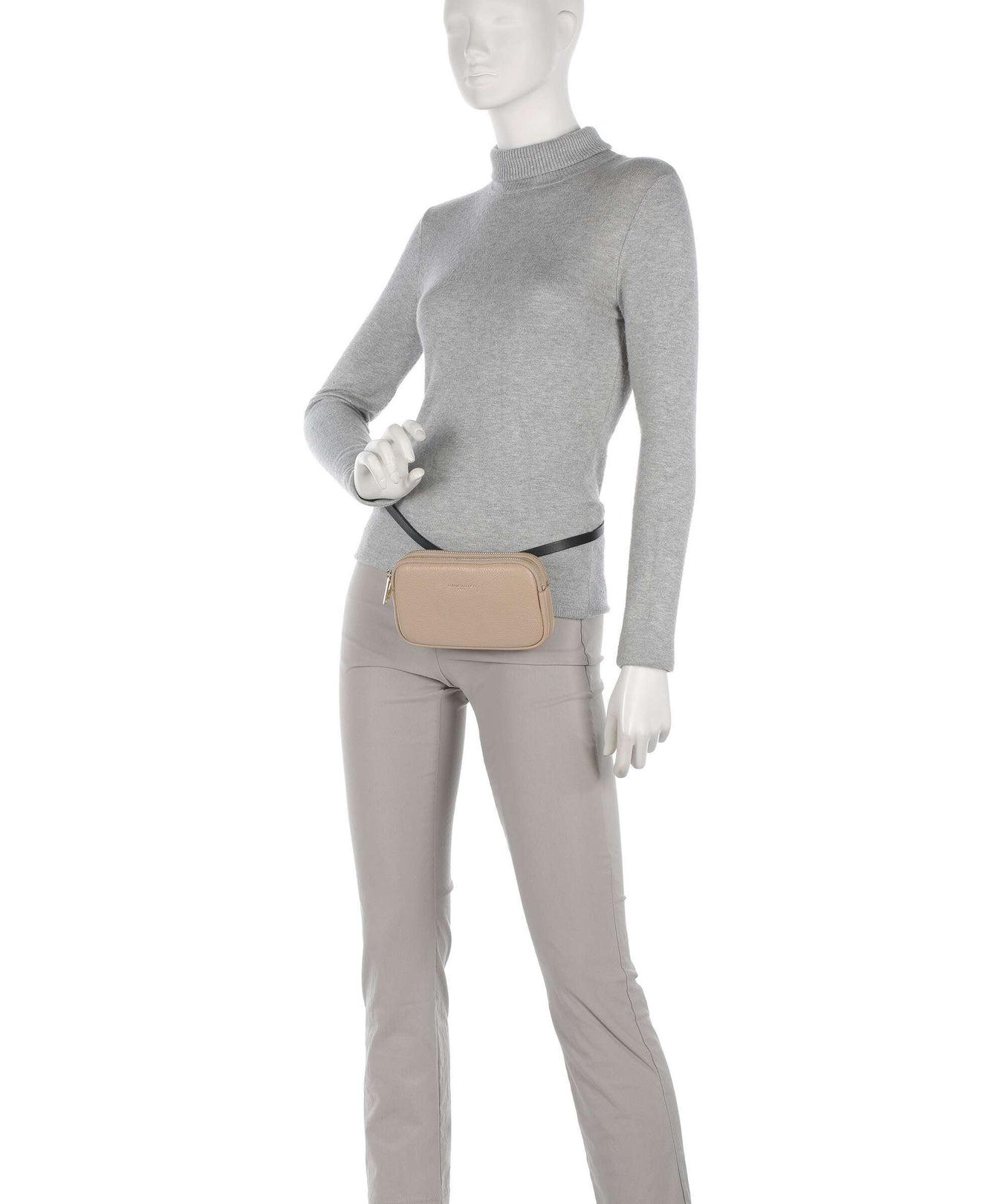 Lancaster Dune Crossbody bag beige foncé