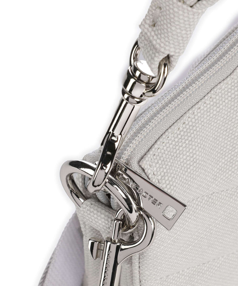 Lancaster Canvas Matelassé Shoulder bag mastic