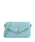 Lancaster Soft Matelassé Crossbody bag lagon