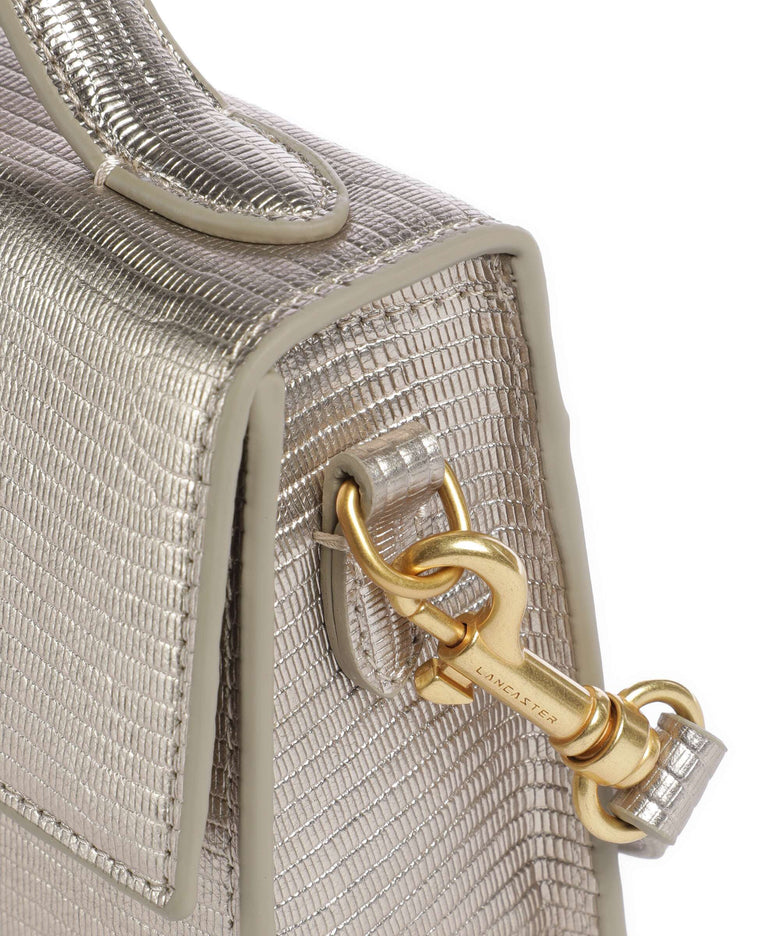 Lancaster Exotic Ily Crossbody bag champagne/lézard