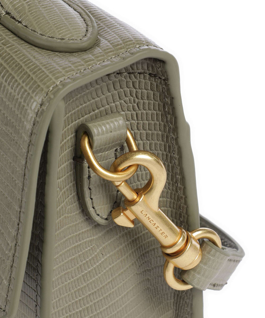 Lancaster Exotic Ily Crossbody bag olive/lézard
