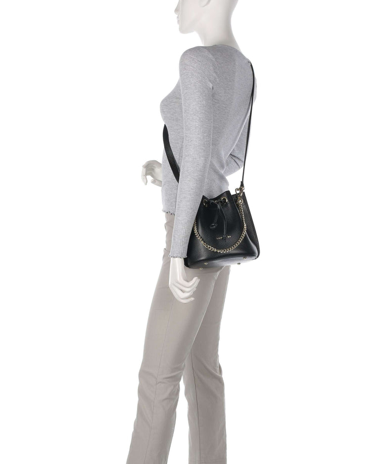 Lancaster Foulonne Alba Double Bucket bag noir/nude