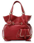 Lancel Premier Flirt Hobo bag red